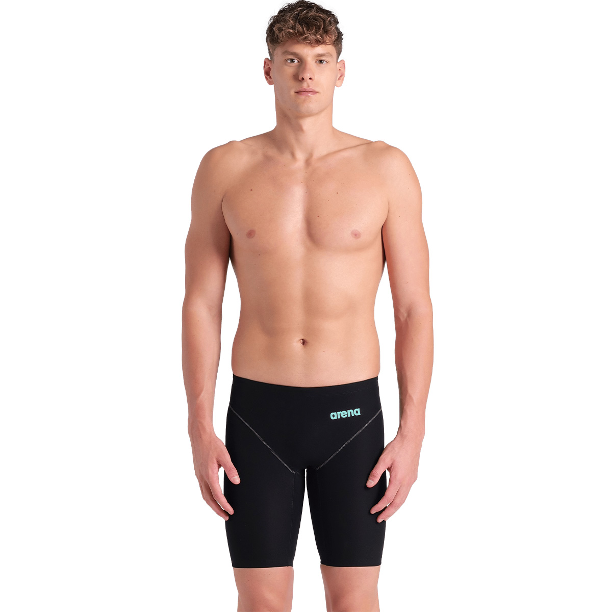 Mens Powerskin Impulso Jammer Black Teal